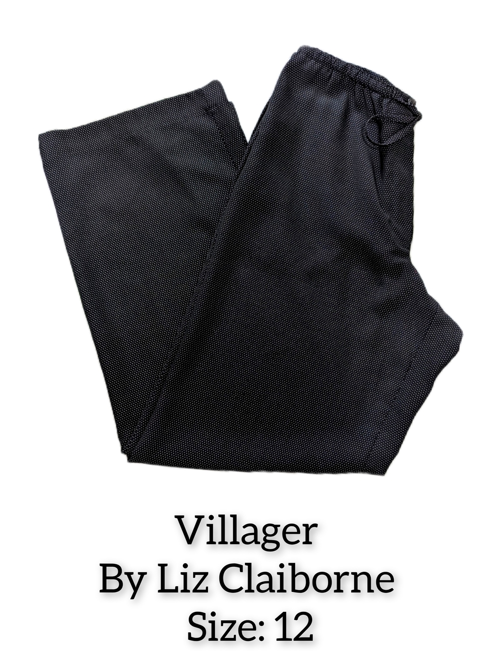 Vintage Villager by Liz Claiborne Black Pants
